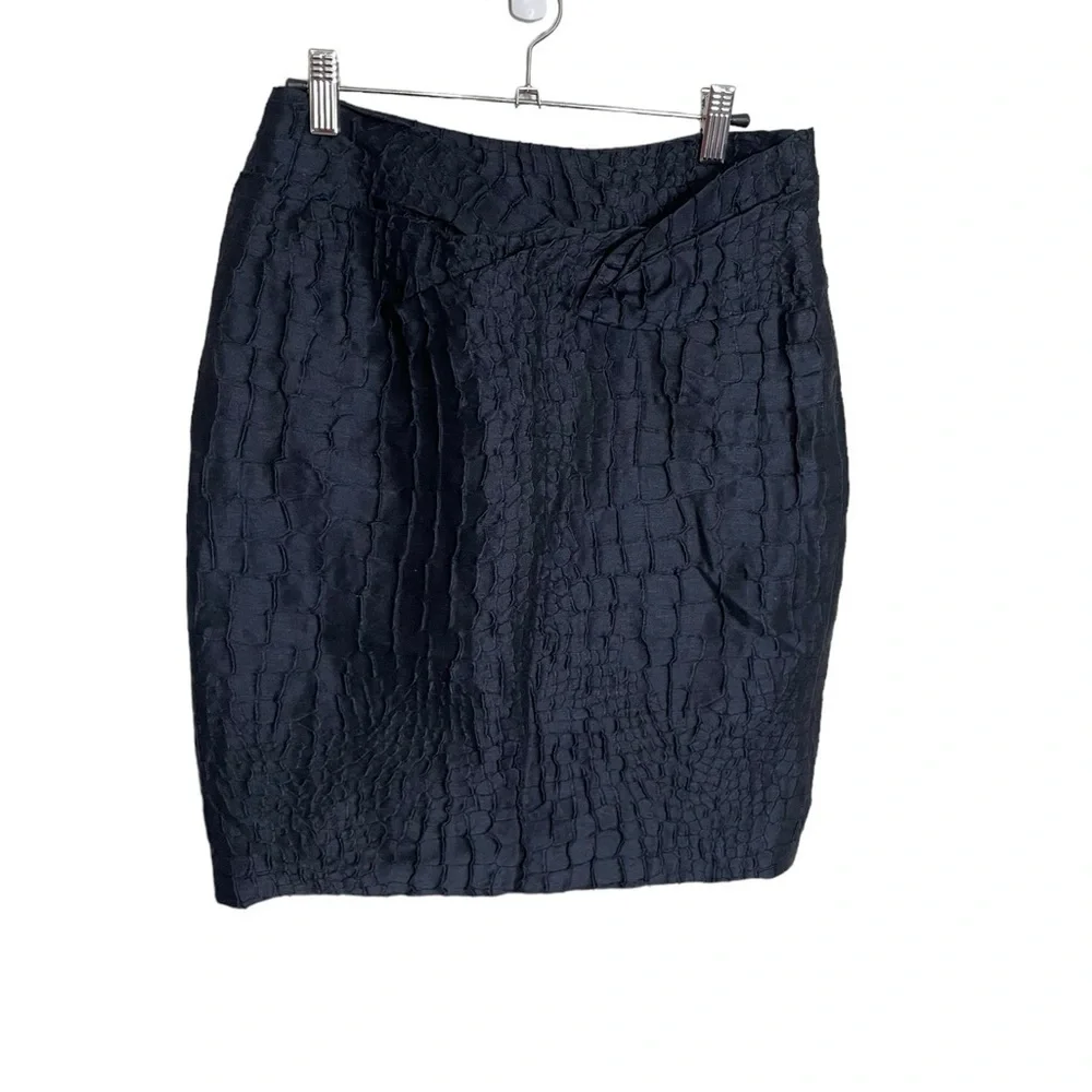 3.1 Phillip Lim Blue Textured Skirt 2